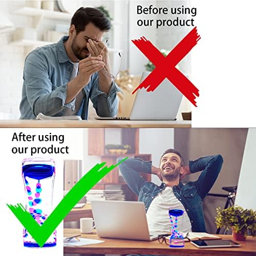 Top view of Fkytion liquid motion timer plastic container
