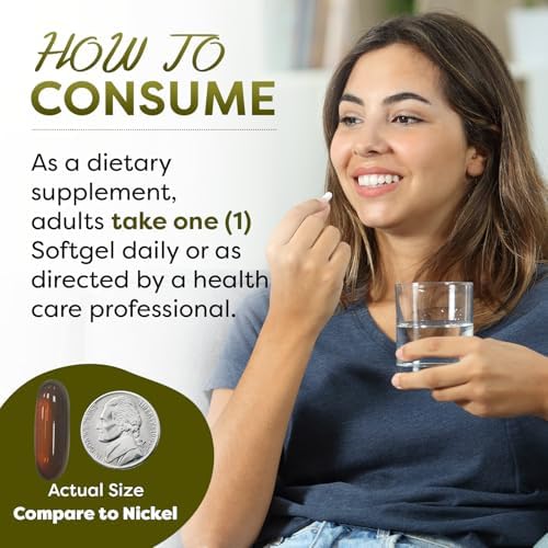 Flaxseed oil 1000mg 240 softgels bottle back label showing complete supplement facts