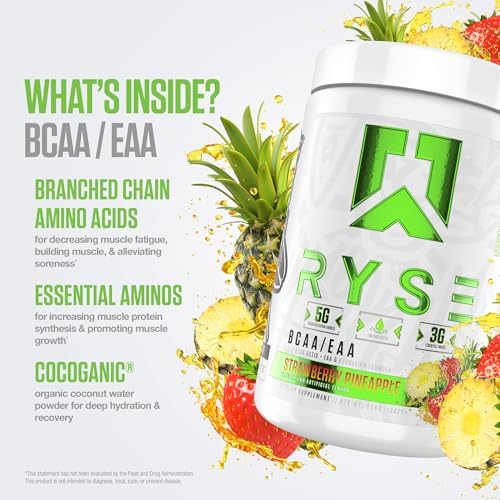 Ryse Up Supplements container lifestyle workout setting