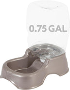 Petmate Pet Cafe Cat and Dog Gravity Water Dispenser - Water Bowl for Cats and Dogs, USA Made, 0.75 GAL, Pearl Gray - Image 12