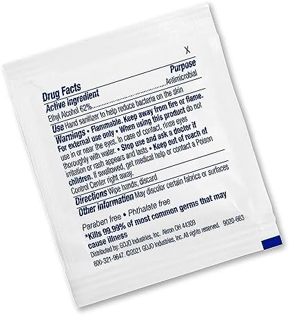 Purell Hand Sanitizing Wipes, Alcohol Formula, Fragrance Free, 300 Count Individually Wrapped Hand Wipes - 9020-06-EC - Image 8