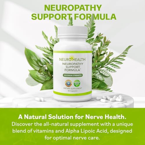 Neuro Health Maximum Strength Nerve Savior dietary supplement showing supplement facts and ingredient list