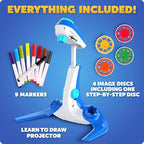 Blue Marble tracing projector packaging highlighting the Toy of the Year award-winning brand logo.
