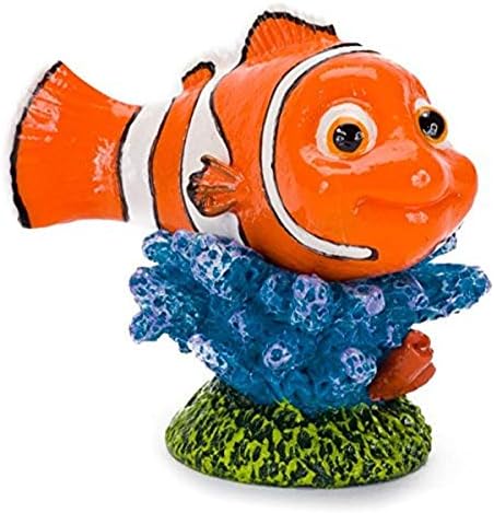 Penn-Plax Nemo resin fish tank decoration side angle