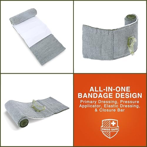 Swiss Safe Israeli bandage application instructions for emergency medical use