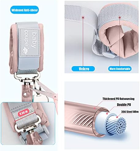 Comfortable breathable padding on WSZCML child safety wristband
