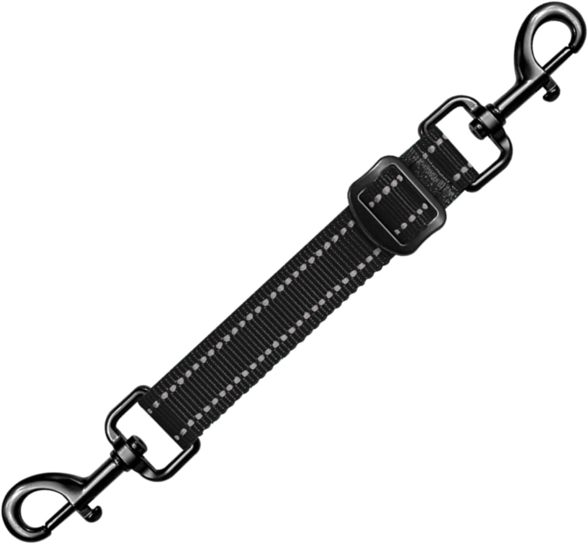 Dog Collar Safety Clip, Reflective Double-Ended Backup Connector for Harness to Collar, Adjustable Safety Clip for Prong, Pinch Collars, Prevents Escapes & Accidental Disconnection - Image 12