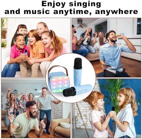 KidsFaves mini karaoke system showing the sleek portable design ideal for birthday gifts.