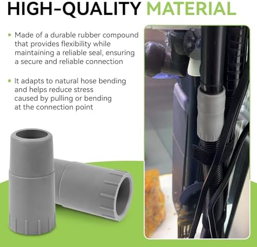 Magluv rubber hose connector packaging showing two pieces of aquarium plumbing accessories