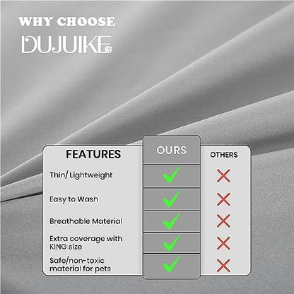 Waterproof pet blanket for bed and sofa protection against urine stains.