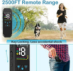 Dog Training Collar with Remote Control, 2500FT Coverage Range and 4 Training Modes, IP67 Waterproof Rechargeable E Collar for Dogs Training for All Breed - Image 5
