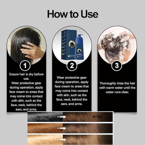 TiaoBug hair coloring cream kit showcasing the complete set for safe home application