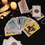 Dionysus Tarot cards fanned out to show card back design