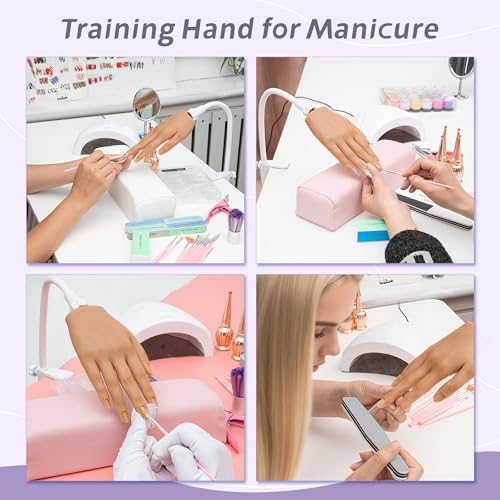 Adonafy silicone hand showing bendable finger positions