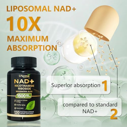 Authentic USA imported Uncena NAD supplement packaging