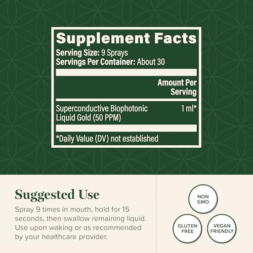 Global Healing Center Biophotonic Liquid Gold Supplement Spray Lifestyle