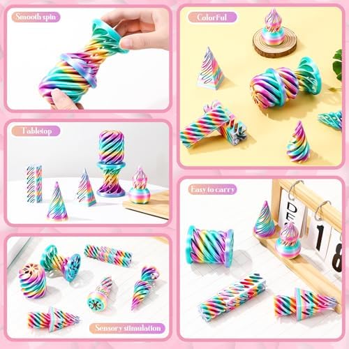 Authentic spiral cone kinetic sculpture for executive office decoration