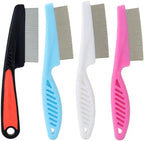 Ycfish 4-pack stainless steel flea comb set for pets