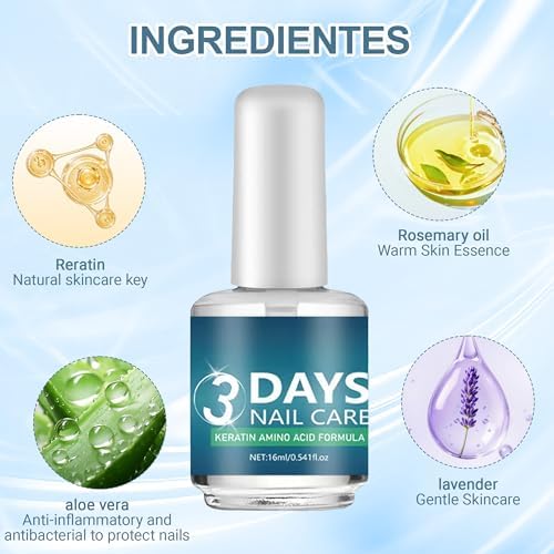 Qitell 3 Days Nail Care 16ml bottle packaging