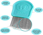 LiceLogic stainless steel micro grooved teeth for effective nit removal