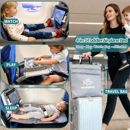 NNOODUST toddler seat extender converted into its portable zippered travel storage bag form.