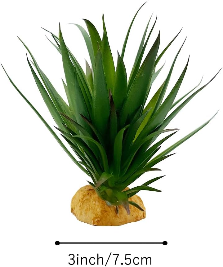 Smoothedo-Pets aquarium and terrarium safe plastic plant