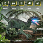 Detailed view of Rcfunkid dinosaur toy with realistic textures