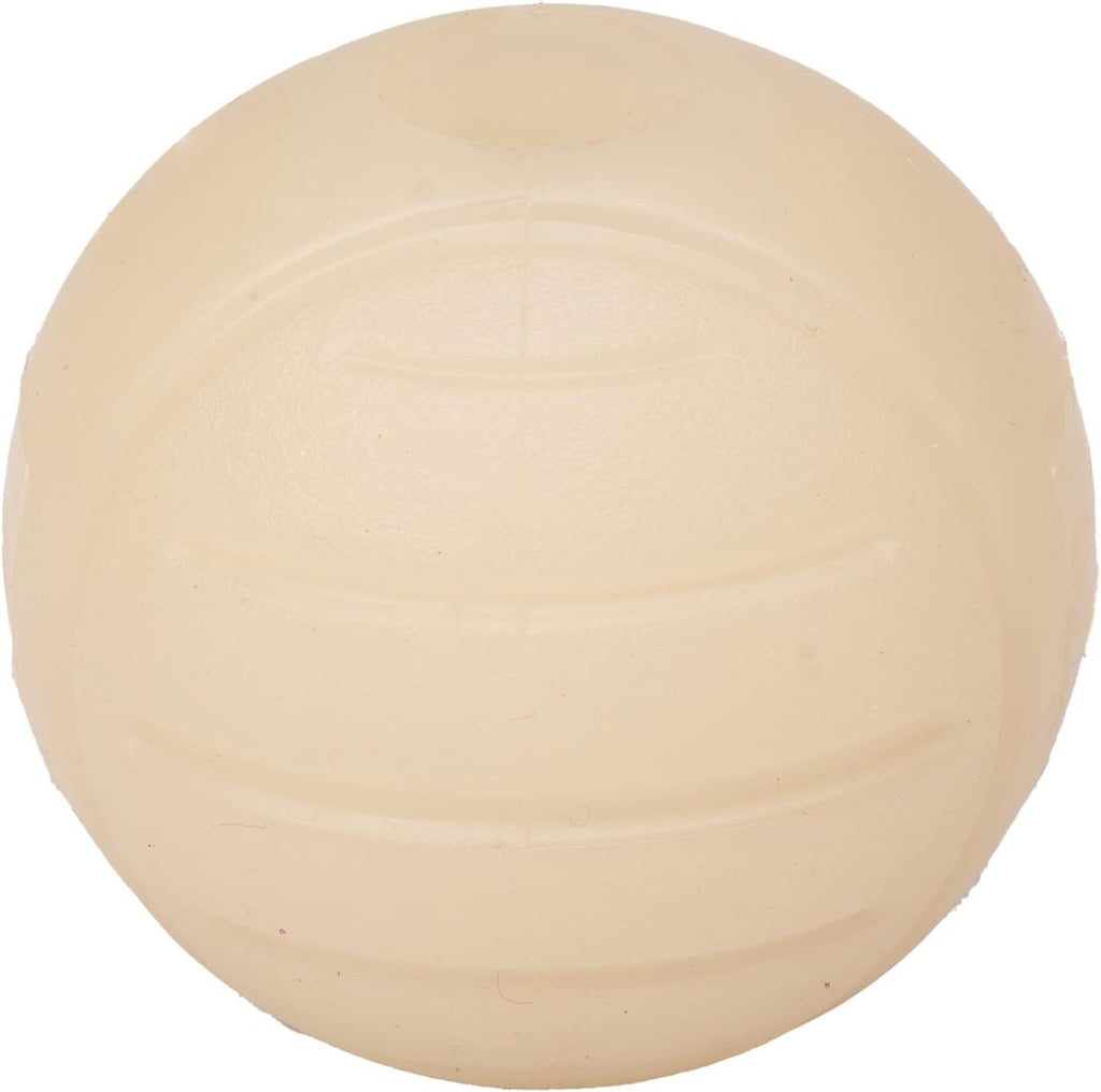 Close up of Amazon Basics dog toy ball safety air vent