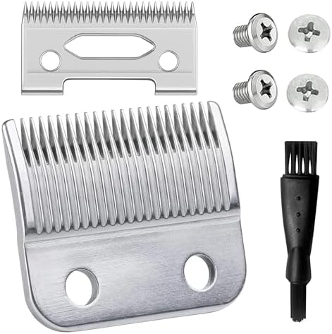 Close up of 2 hole adjustable blade set for hair clippers
