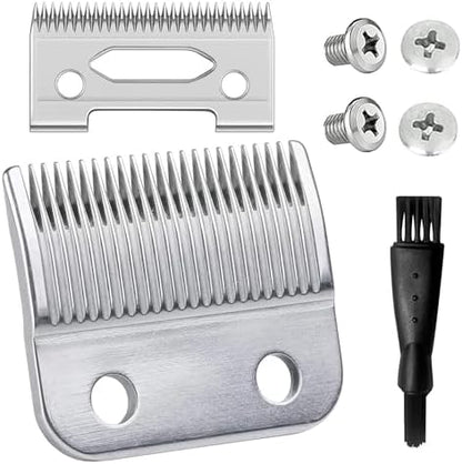 Close up of 2 hole adjustable blade set for hair clippers