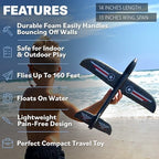 Durable foam construction details of Soaring Commander glider