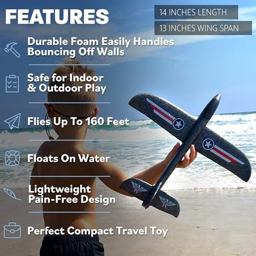 Durable foam construction details of Soaring Commander glider
