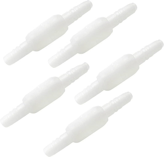 ResOne Oxygen Tubing Swivel Connectors 5-Pack front view of medical hose couplers.