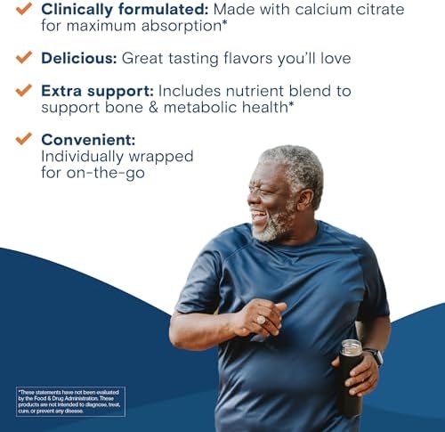 Side view of Bariatric Fusion calcium citrate soft chews