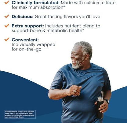 Side view of Bariatric Fusion calcium citrate soft chews