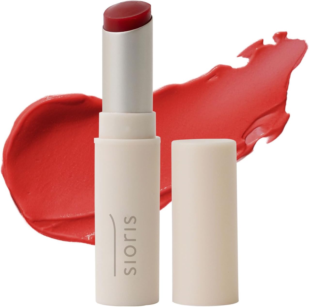 Sioris Organic Tinted Lip Butter Reddish front view packaging