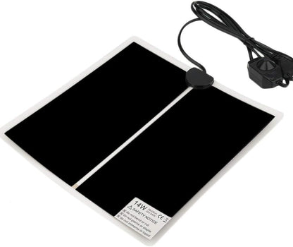 Tbrand Reptile Heating Pad with Temperature Adjustment, 110V 7W Heat Mat for Reptiles Tortoise Snakes Lizard Gecko Hermit Crab TurtleUnder Tank Heating Pad (7W(5.51inch*11inch)) - Image 9