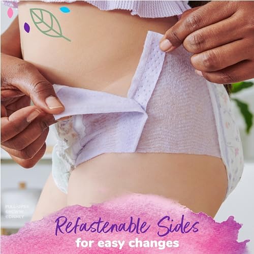 Fading wetness indicator feature illustrated on premium imported toddler training pants