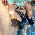 Green Sprouts toddler swim diaper lifestyle product angle