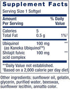 Life Extension Super Ubiquinol CoQ10 softgels capsule close up view