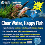 Aquatic Experts filter pad cut to size demonstration