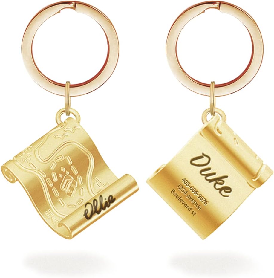 Dogs Tag Stylish Personalized Double Sided Deep Engraved Cat & Dog Tags Engraved for Pets Bone Balloon Shape Brass - Image 13