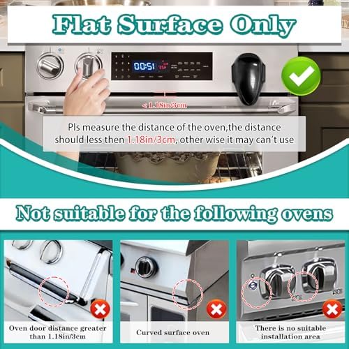 Crosize baby proofing oven lock showing adhesive backing