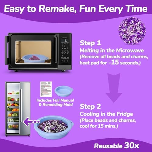 The cooled and reset reusable picky pad inside its blue remolding tray