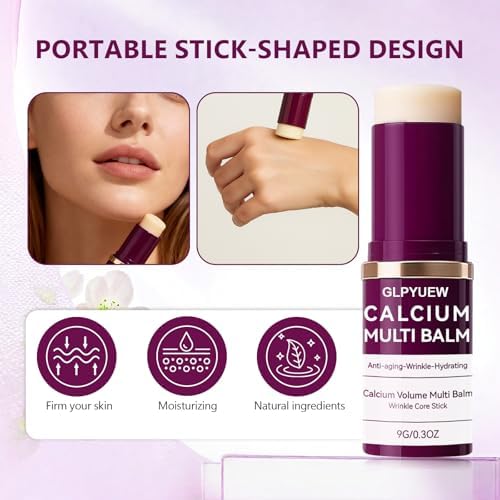 Texture shot of the calcium volume multi balm showing its smooth, hydrating formulation.