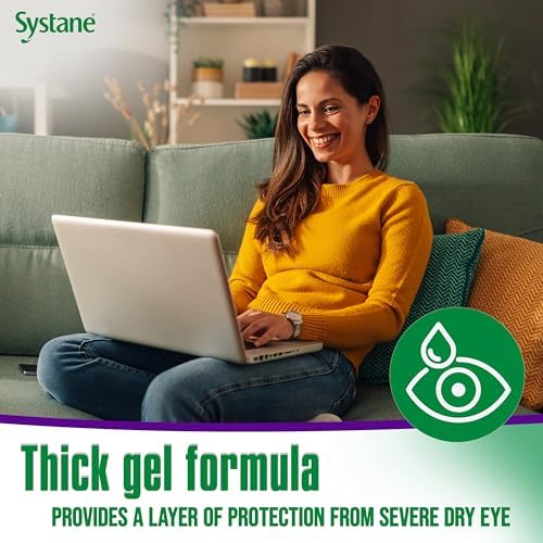 Imported Systane eye gel bottle for severe dry eye hydration