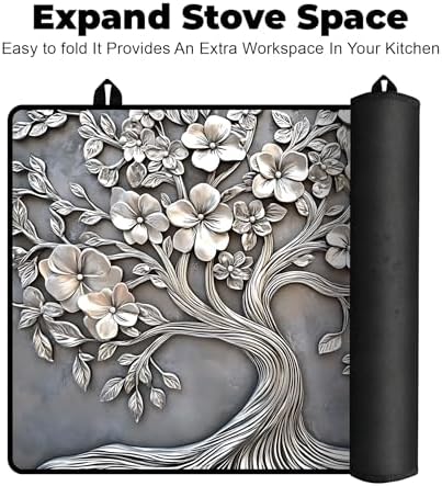 Easy cleaning of BSFHH glass stove cover with damp cloth