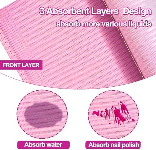 Disposable clean pad for acrylic nail practice