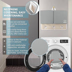Yalumo bath mat set with storage pockets for baby essentials
