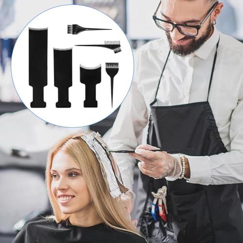 Hairdressing tint tool set for precise balayage highlighting